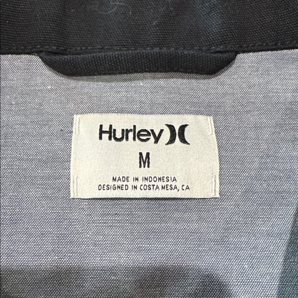 Hurley black/gold button Jean jacket - Picture 2 of 4
